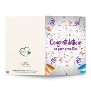 Congratulation on your promotion