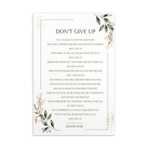 Don’t Give Up